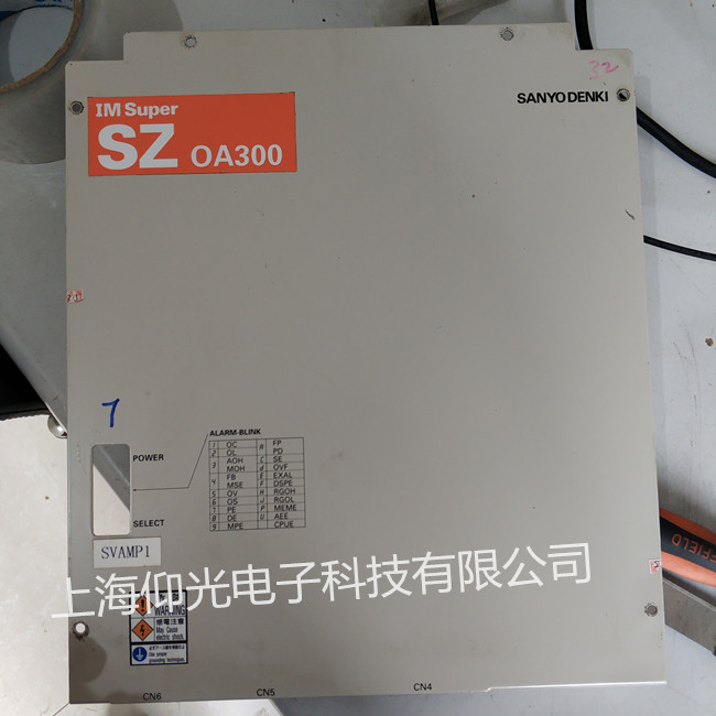 三洋伺服驱动器维修SZ0A300B261P01报AL42过载修理