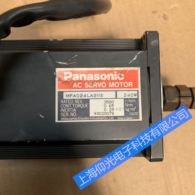 松下伺服电机故障报警维修及原因分析