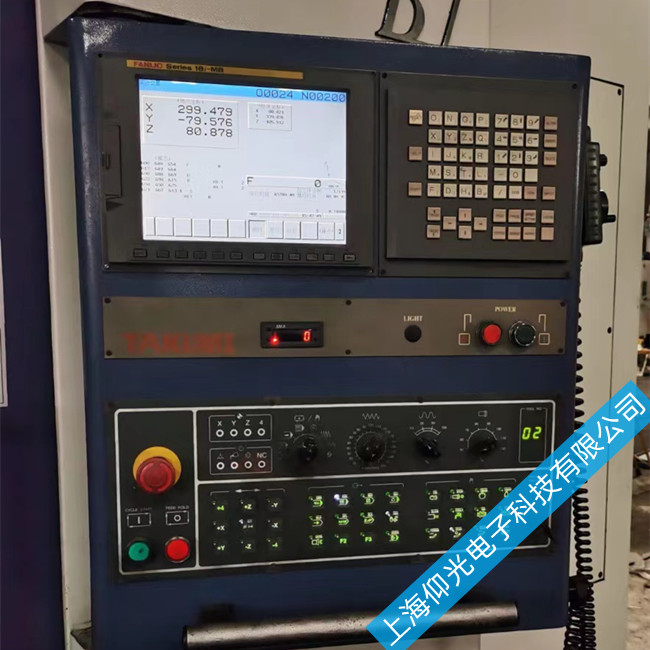 上海发那科液晶屏黑屏故障的维修