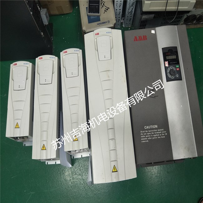 ABB ACS510变频器维修无输出,电源指示灯闪烁,风机一会转 一会不转怎么解决？