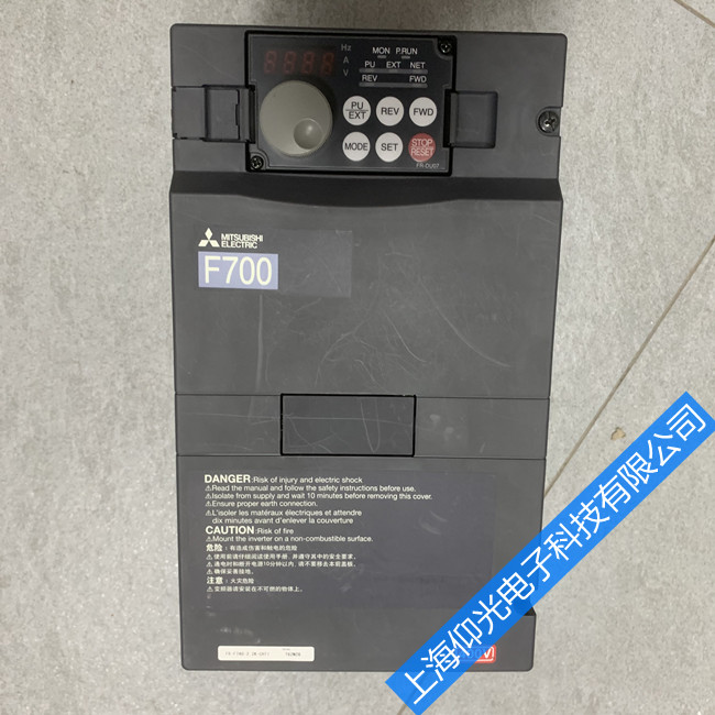 三菱变频器F700显示故障代码E.OC1维修如何处理 