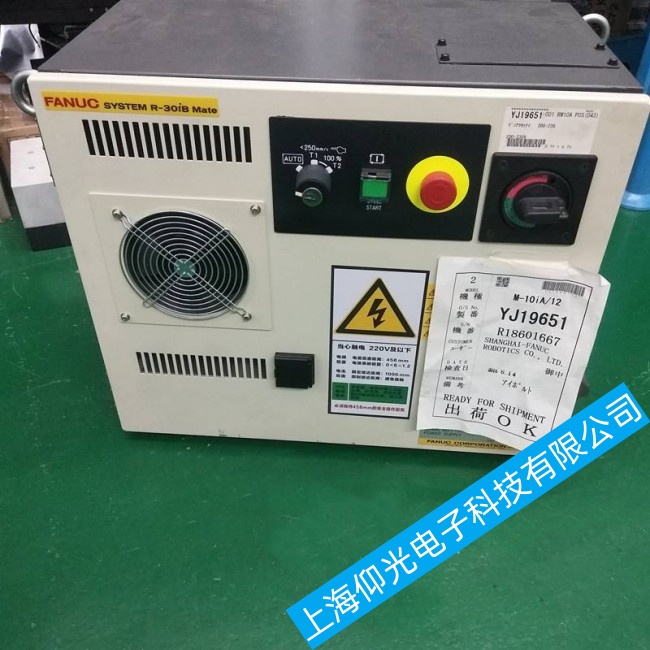 长春发那科机器人M-710iC-12L控制柜无法正常供电故障维修说明